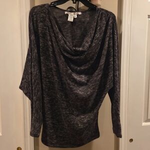 Max Studio Charcoal Knit Top